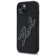 2. Etui Karl Lagerfeld 3D Rubber Signature na iPhone 15 - czarne