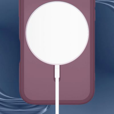 5. Etui 3mk Misty MagCase Deep Cherry na iPhone 17 Pro/ 18 Pro - burgundowe