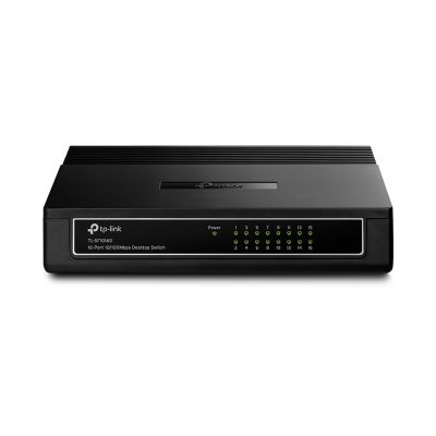2. TP-Link TL-SF1016D przełącznik sieciowy Fast Ethernet (10/100) Czarny