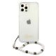 3. Etui Guess White Pearl na iPhone 12 / iPhone 12 Pro - przezroczyste