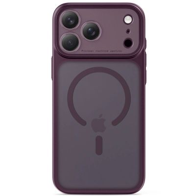 3. Etui Tech-Protect MagPrime MagSafe CC na iPhone 18 Pro Max / 17 Pro Max - burgundowe