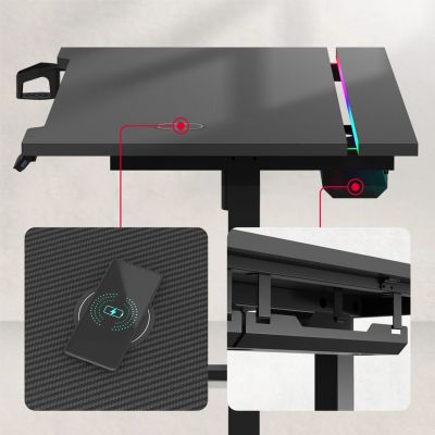 5. Biurko gamingowe Huzaro Hero 8.7 RGB