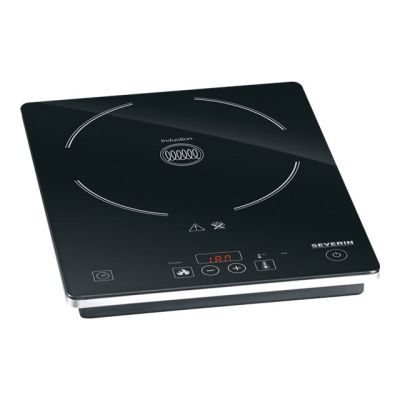 5. SEVERIN KUCHENKA INDUKCYJNA 1 PALN. TEMP. DO 240°C CO 10°C, TIMER DO 180 MIN. DOTYKOWE POLE OBSŁUGI, 2000W KP1071