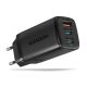 AXAGON ACU-DPQ65 Ładowarka sieciowa, GaN 65W, 3x port (USB-A + dual USB-C), PD3.0/QC4+/PPS/Apple