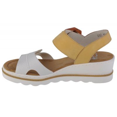 2. Rieker Sandals 67476-69 biale 39