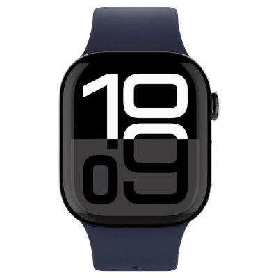 2. Pasek Spigen Nano Pop na Apple Watch 40 / 41 / 42 mm - granatowo-pomarańczowy
