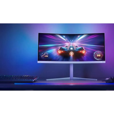 14. Philips 34M2C5501A/00 monitor komputerowy 86,4 cm (34") 3440 x 1440 px Wide Quad HD LCD Biały