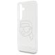 6. Etui Karl Lagerfeld Rhinestones Karl Head Logo Samsung Galaxy S25 przezroczysty