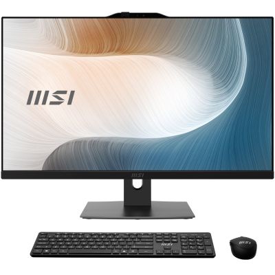 12. MSI Modern AM272P 1M-1235AT komputer wielofunkcyjny All-in-One Intel Core 7 150U 68,6 cm (27") 1920 x 1080 px All-in-One PC 16 GB DDR5-SDRAM 1 TB SSD Windows 11 Pro Wi-Fi 6E (802.11ax) Czarny