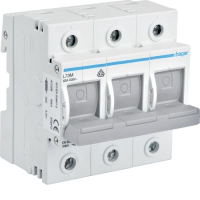 2. Rozłącznik bezpiecznikowy 63A 3P D02 4.5M 400V AC