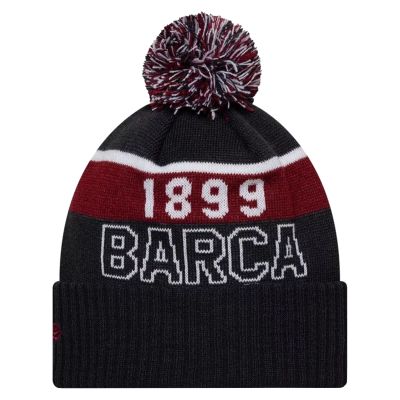 2. New Era Core Sport Knit Beanie FC Barcelona Hat 60846895 Granatowe One size