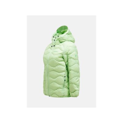 3. Kurtka puchowa damska PEAK PERFORMANCE Helium Down Hood Jacket Women zielony