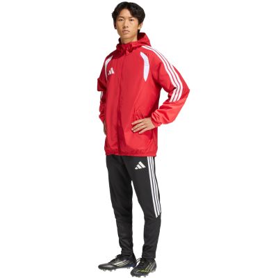 6. Kurtka męska adidas Tiro 26 Competition All Weather czerwona KB0134