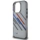 6. Etui BMW Motosport IML Random Stripes na iPhone 16 Pro Max - szare