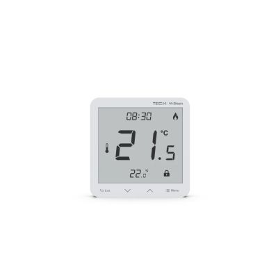 Przewodowy regulator pokojowy sinum biały R-S3 Tech Sterowniki