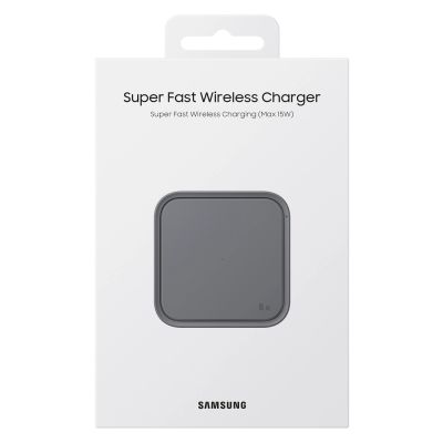 5. Ładowarka Samsung Wireless Charger Pad EP-P2400TBEGEU indukcyjna 15W + ładowarka sieciowa + kabel USB-C - czarna