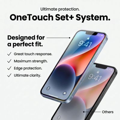 7. Szkło hartowane Tech-Protect OneTouch Set+ 2-Pack na iPhone 18 Pro / 17 Pro