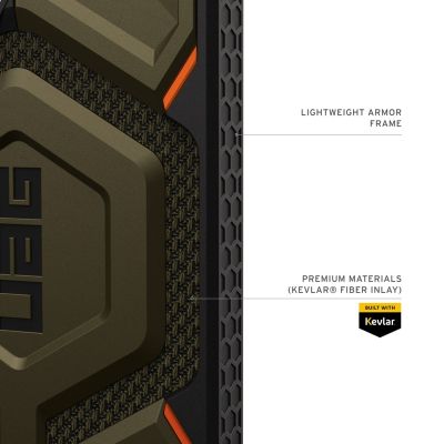 6. Urban Armor Gear Monarch Pro Kevlar pokrowiec na telefon komórkowy 17,5 cm (6.9") Zielony
