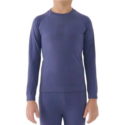 5. Bielizna bezszwowa dla chłopca 4F M248 granat 4FJWAW25USEAM248 31S