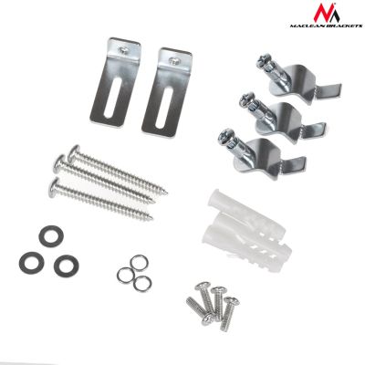 7. Uchwyt sufitowy do projektora Maclean MC-517 (80 mm - 980 mm; 10 kg; kolor srebrny)