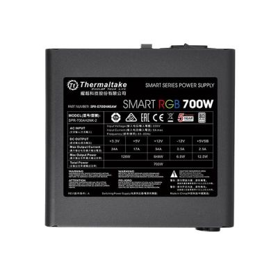 6. Zasilacz Thermaltake Smart 700W RGB PS-SPR-0700NHSAWE-1 (700 W; Aktywne; 120 mm)