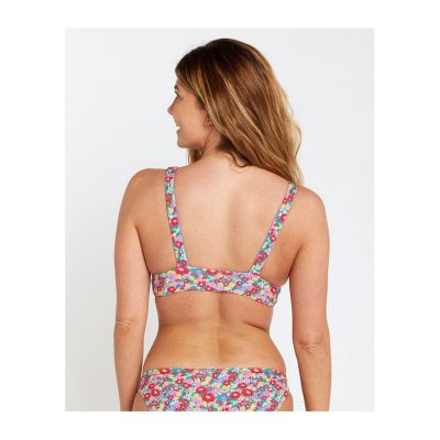 3. Stanik kąpielowy RIP CURL Las Flores Revo Halter turkusowy