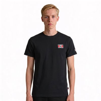 5. Koszulka Canadian Peak JALTIMOREAK BLACK RM MEN 254 (RBMSZ1234H/CP-NOIR)