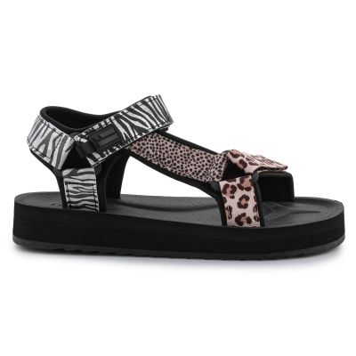 11. Sandały D.Franklin Forest High Strips Animal Print W DFSH404002-ABLA