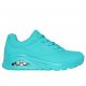 Buty sportowe damskie Skechers Uno Stand On Air sneakersy zielone (73690-TURQ)