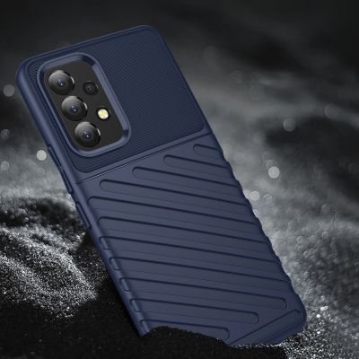 5. Thunder Case elastyczne pancerne etui pokrowiec Samsung Galaxy A53 5G niebieski