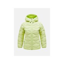 Kurtka puchowa Peak Performance W Helium Down Hood Jacket żółty