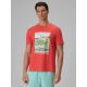 T-shirt regular z nadrukiem męski 4F 4FRSS26TTSHM4304-63S