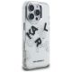 4. Etui Karl Lagerfeld IML Sketched Graphic na iPhone 16 Pro - przezroczyste
