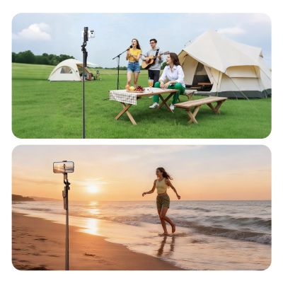 9. Selfie stick Outdoor Stable Phone/Camera Holder for Live Streaming