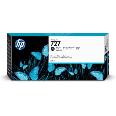 4. HP Czarny fotograficzny wkład atramentowy 727 DesignJet 300 ml