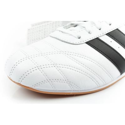 6. Adidas buty damskie sportowe Taekwondo Lace białe modne skórzane