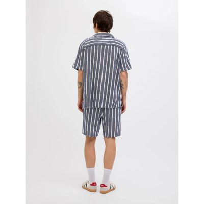 6. Jack&Jones krótkie joggery JPSTJAIDEN COBA STRIPE JOG SHORTS REG SN 12274413 OCEAN CAVERN