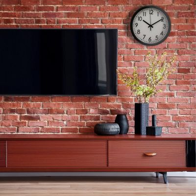 4. ZEGAR ŚCIENNY PP 20CM CZARNY