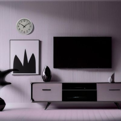 4. ZEGAR ŚCIENNY PP 20CM BIAŁY