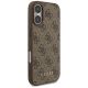 4. Etui Guess 4G Classic na iPhone 17 - brązowe