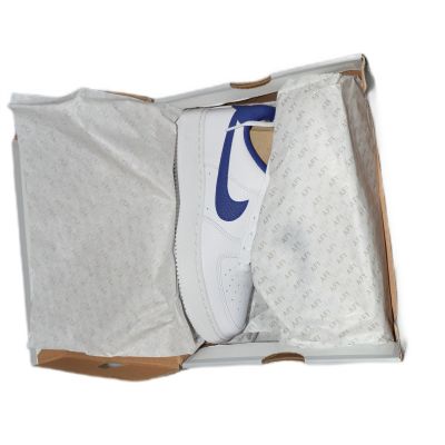 16. Buty damskie Nike Air Force 1 White/Deep royal blue - CT3839-101