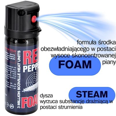 5. GAZ PIEPRZOWY GRAPHITE FOAM 3MLN SHU STREAM 50ML 11050-FS SHARG
