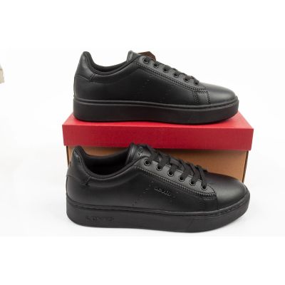 9. Levi's buty dziecięce sportowe Evelyn czarne młodzieżowe sneakersy