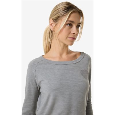 Bluza damska SUPER.NATURAL W Little Heartwood crew szara