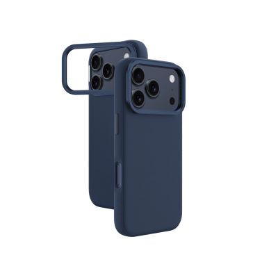 Etui AMAZINGTHING Glamour na iPhone 17 Pro Max z podstawką - niebieskie