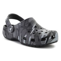 CROCS CLASSIC CAMOUFLAGE CLOG K BLACK/SLATE GREY 211879-0DD