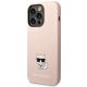 2. Etui Karl Lagerfeld Silicone Choupette Body na iPhone 14 Pro Max - jasnoróżowe