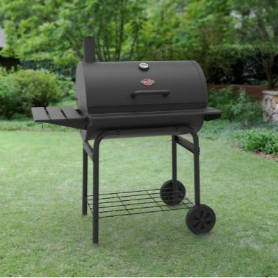 5. Char-Griller Pro Deluxe Gril Beczka Węgiel drzewny (paliwo) Czarny