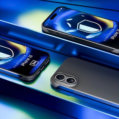 3. Etui 3mk Just20g Matt Case na Apple iPhone 16 - czarne matowe