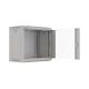 6. Szafa instalacyjna rack wisząca 19" 9U 540x350 szara drzwi przeszklone LANBERG (FLAT PACK)